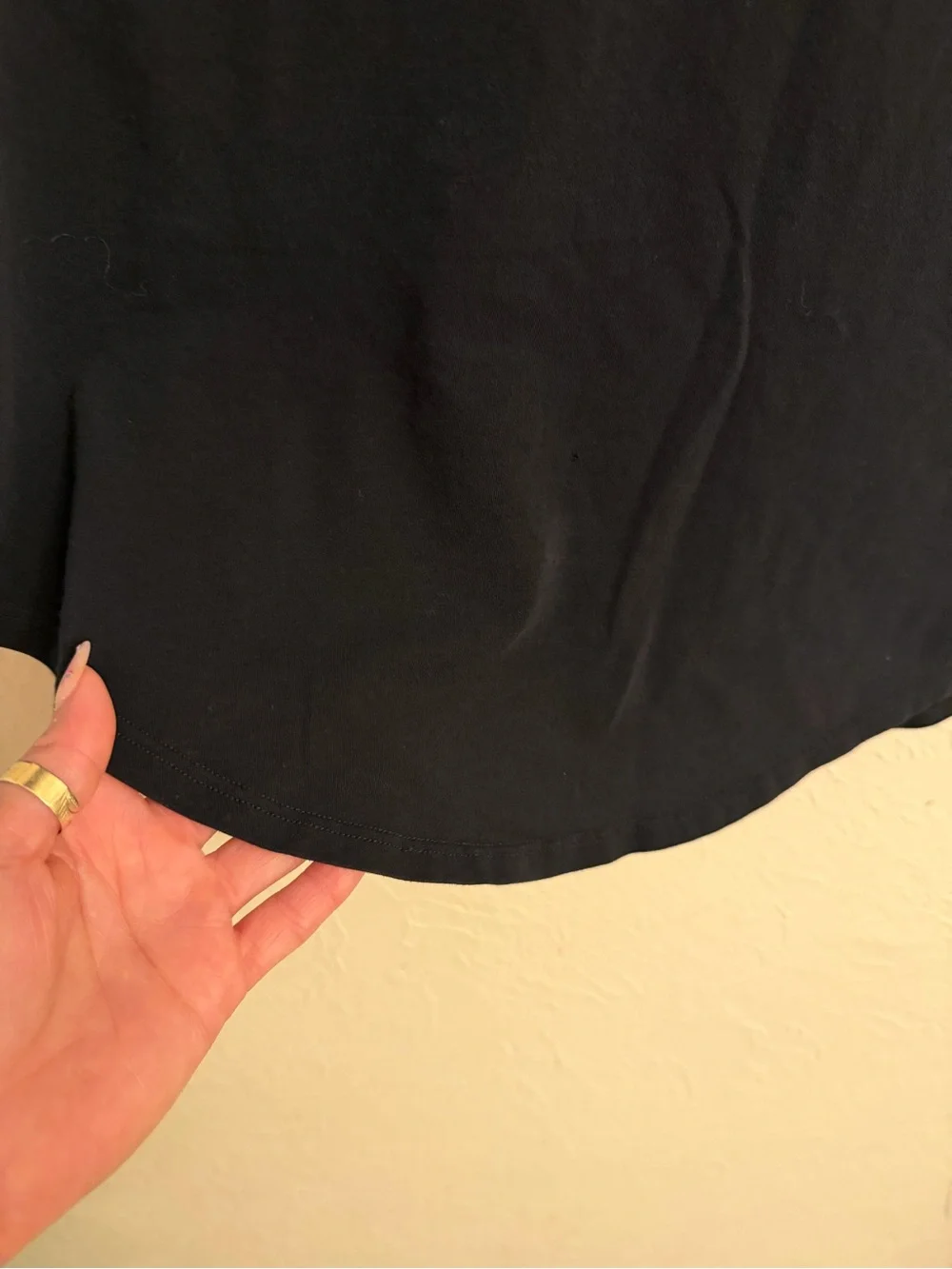 lululemon athletica Black Short-Sleeve Crew Tee